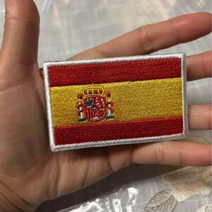 Spanish Flag Patch - Hook & Loop Backing - Spain España